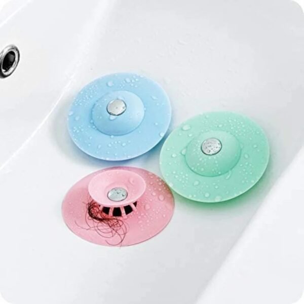 Silicone Drain Stopper & Hair Catcher – Anti-Clog Plug