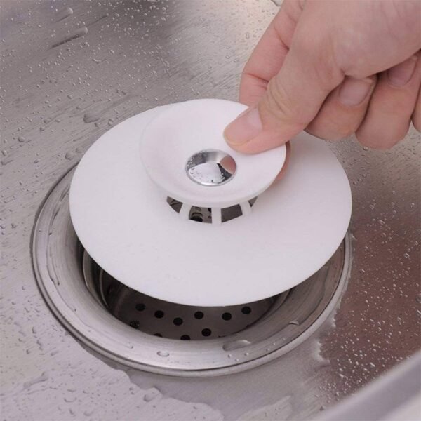 Silicone Drain Stopper & Hair Catcher – Anti-Clog Plug