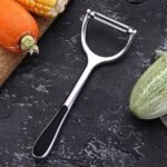 TK Stainless Steel Vegetable & Fruit Peeler – Ergonomic Grip