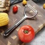 TK Stainless Steel Vegetable & Fruit Peeler – Ergonomic Grip