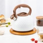 TK 3.0L Stainless Steel Whistling Kettle with Wooden Handle