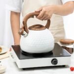 TK 3.0L Stainless Steel Whistling Kettle with Wooden Handle