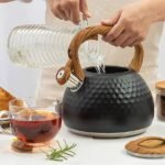 TK 3.0L Stainless Steel Whistling Kettle with Wooden Handle
