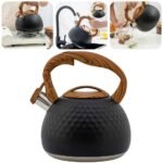 TK 3.0L Stainless Steel Whistling Kettle with Wooden Handle