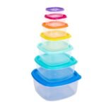 TK 7-Piece Square Food Storage Container Set