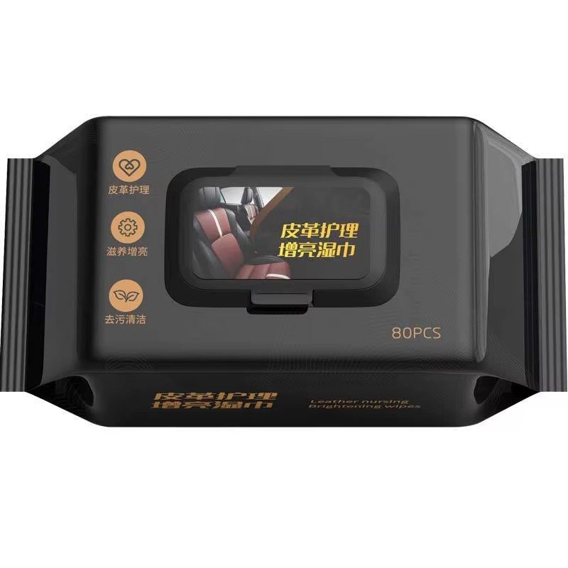 80 Pack Leather Surface Wipes – Travel & Multi-Leather Use