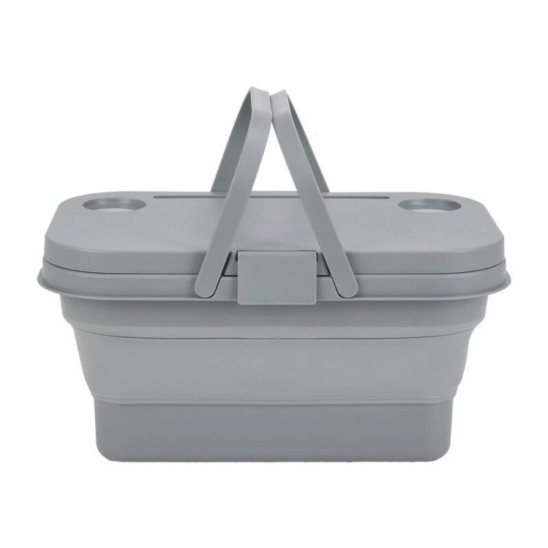 TK Multifunction Foldable Picnic Basket – Outdoor Camping & Storage