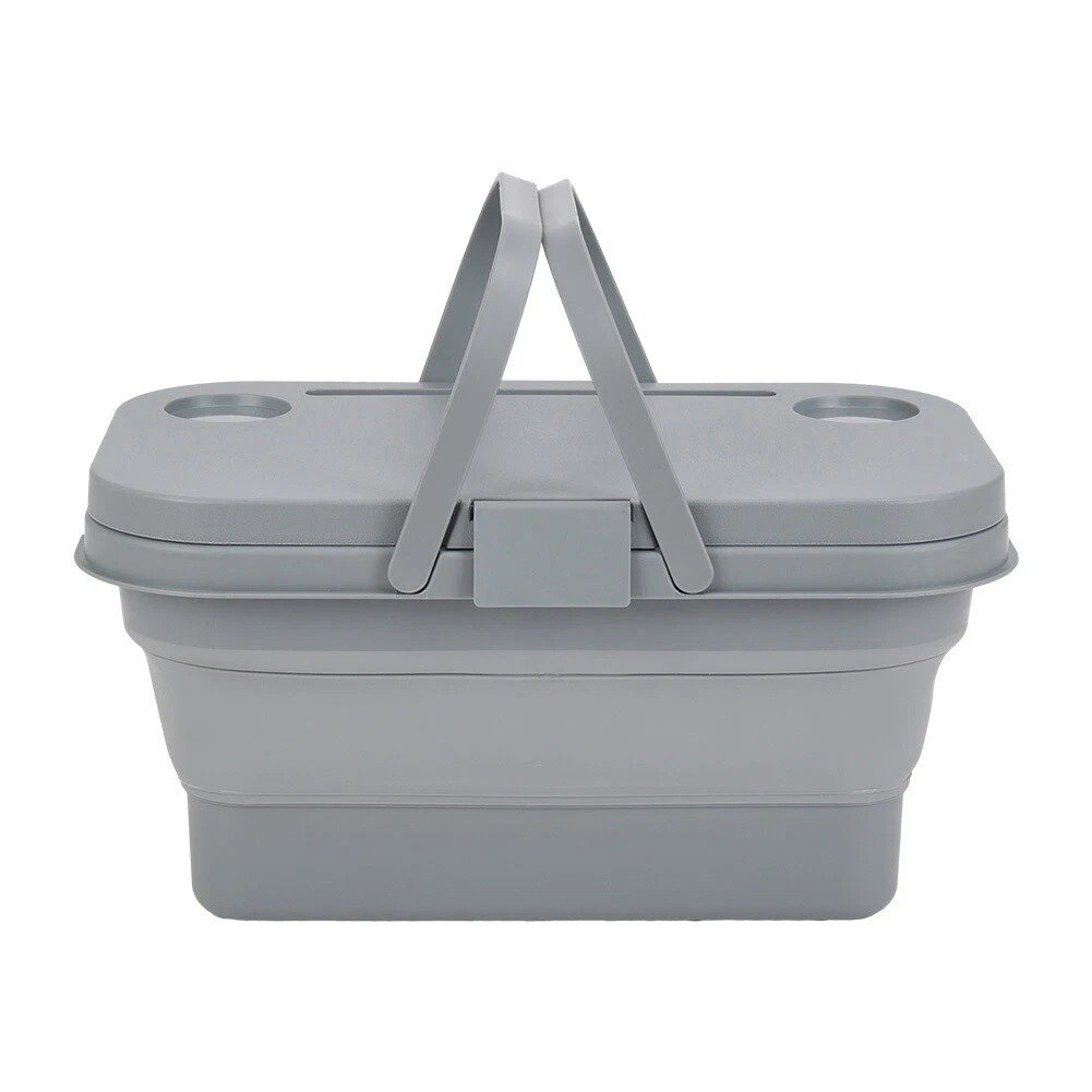 TK Multifunction Foldable Picnic Basket – Outdoor Camping & Storage