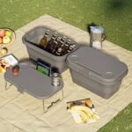TK Multifunction Foldable Picnic Basket – Outdoor Camping & Storage