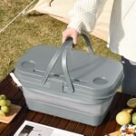 TK Multifunction Foldable Picnic Basket – Outdoor Camping & Storage