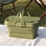 TK Multifunction Foldable Picnic Basket – Outdoor Camping & Storage