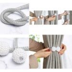 TK Magnetic Curtain Tiebacks Holdbacks – Set of 2
