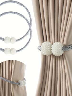 TK Magnetic Curtain Tiebacks Holdbacks – Set of 2