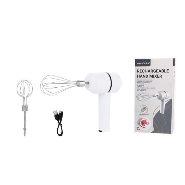 TK Mini Wireless Rechargeable Hand Mixer