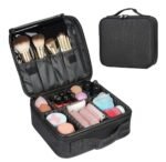 Travel Makeup Organizer Bag – Nylon Cosmetic Case