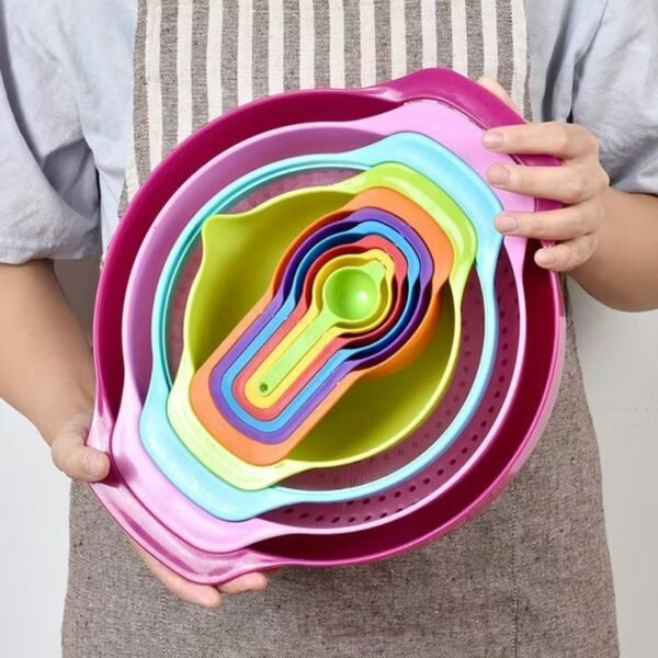 10-Piece Colorful Mixing & Measuring Set