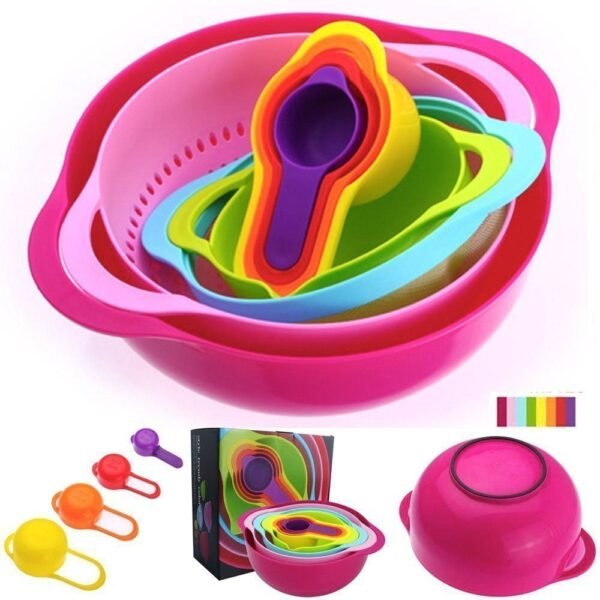 10-Piece Colorful Mixing & Measuring Set