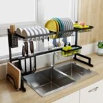 Over-Sink Metal Drying Rack – Space-Saving Kitchen Organizer