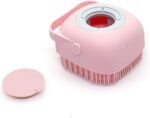 Silicone Shower Brush with Built-In Dispenser – Exfoliating Body Scrubber