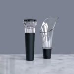 Wine Pourer and Bottle Stopper Set – Leak-Resistant Wine Accessories