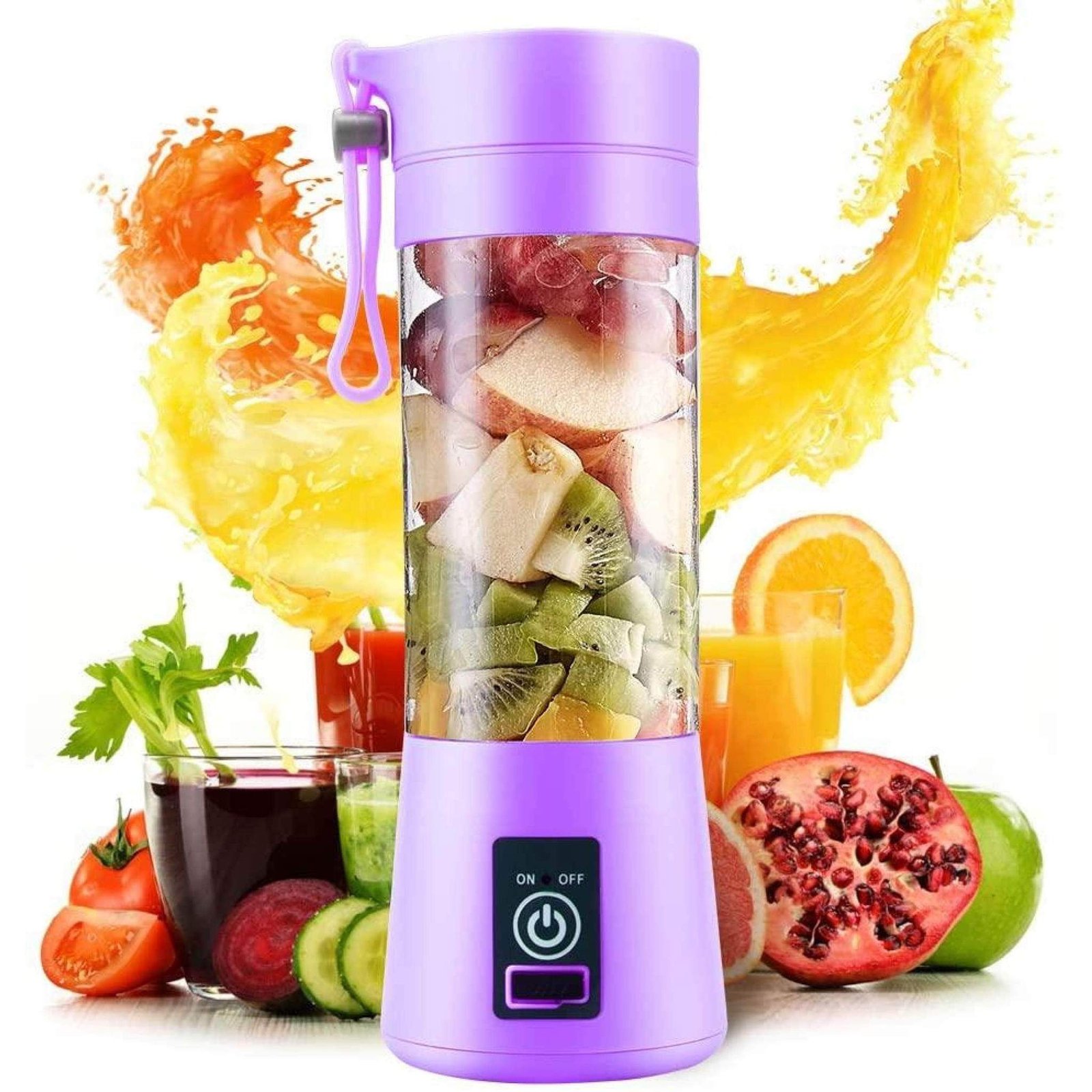 Portable On-The-Go Rechargeable Blender