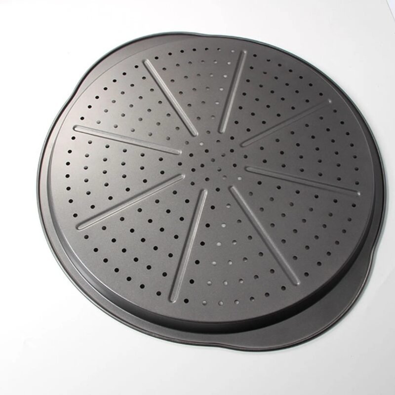 Non-Stick 38cm Pizza Pan with Handles