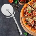 TK Stainless Steel Pizza Cutter – Ergonomic Kitchen Tool