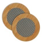Bamboo Wooden Coasters – Durable & Eco-Friendly