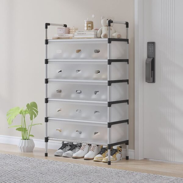 TK 6-Tier Dust-Proof Multipurpose Shoe Rack