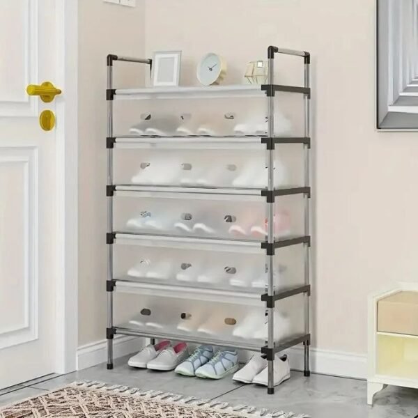 TK 6-Tier Dust-Proof Multipurpose Shoe Rack