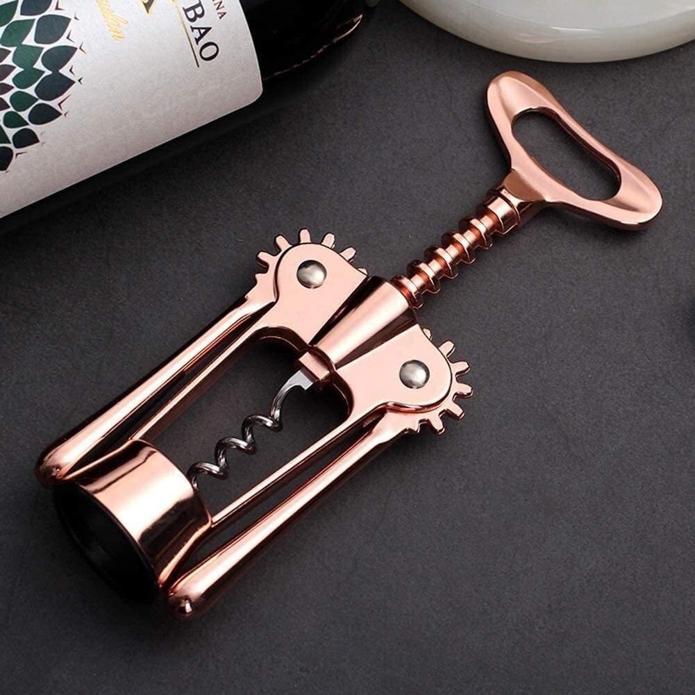 TK Wine & Beer Bottle Opener – Manual Zinc Alloy Cork Remover