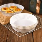 TK Air Fryer Paper Liners – Non-Stick Disposable Parchment Sheets