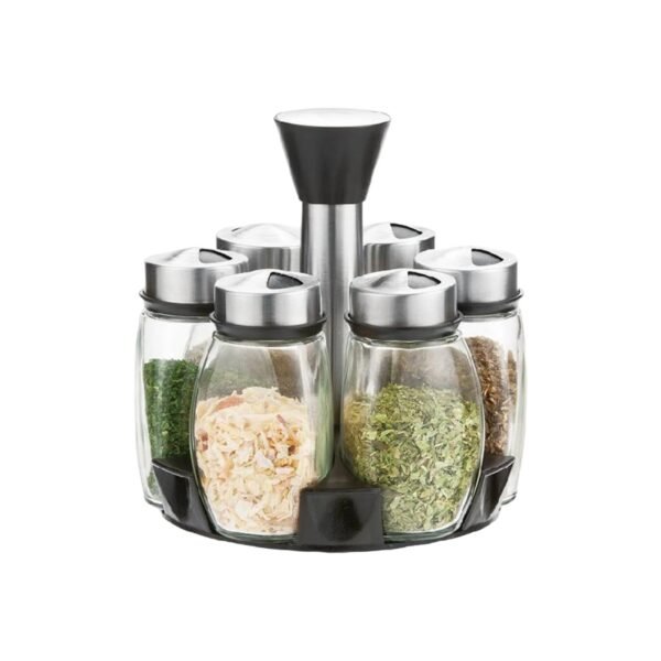 6-Piece Rotating Countertop Spice Organizer
