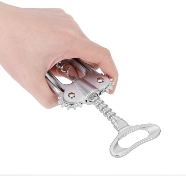 TK Wine & Beer Bottle Opener – Manual Zinc Alloy Cork Remover