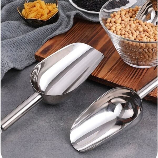 Stainless Steel Ice Scoop – Multipurpose Kitchen & Bar Tool
