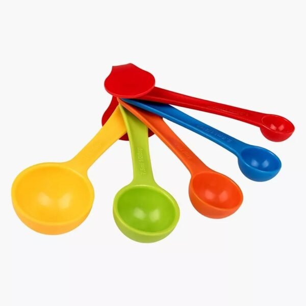 Colourful 5-Piece Measuring Spoon Set – Kitchen & Baking