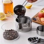 TK Stainless Steel 4-Piece Measuring Cups – Baking & Cooking Set