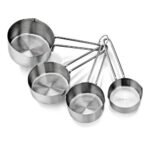 TK Stainless Steel 4-Piece Measuring Cups – Baking & Cooking Set