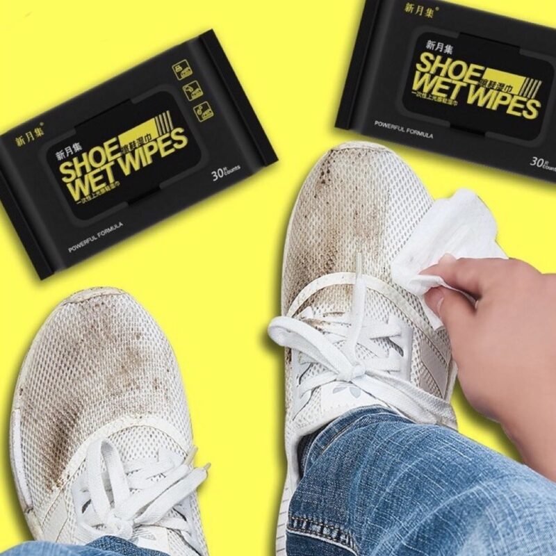80pc Disposable Shoe Cleaning Wipes