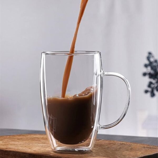 TK Double Wall Coffee Glass – Heat Resistant Cup