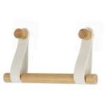TK Bamboo Wall-Mounted Toilet Paper Holder