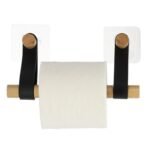 TK Bamboo Wall-Mounted Toilet Paper Holder