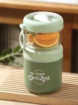 On-The-Go Double Layer Food Container