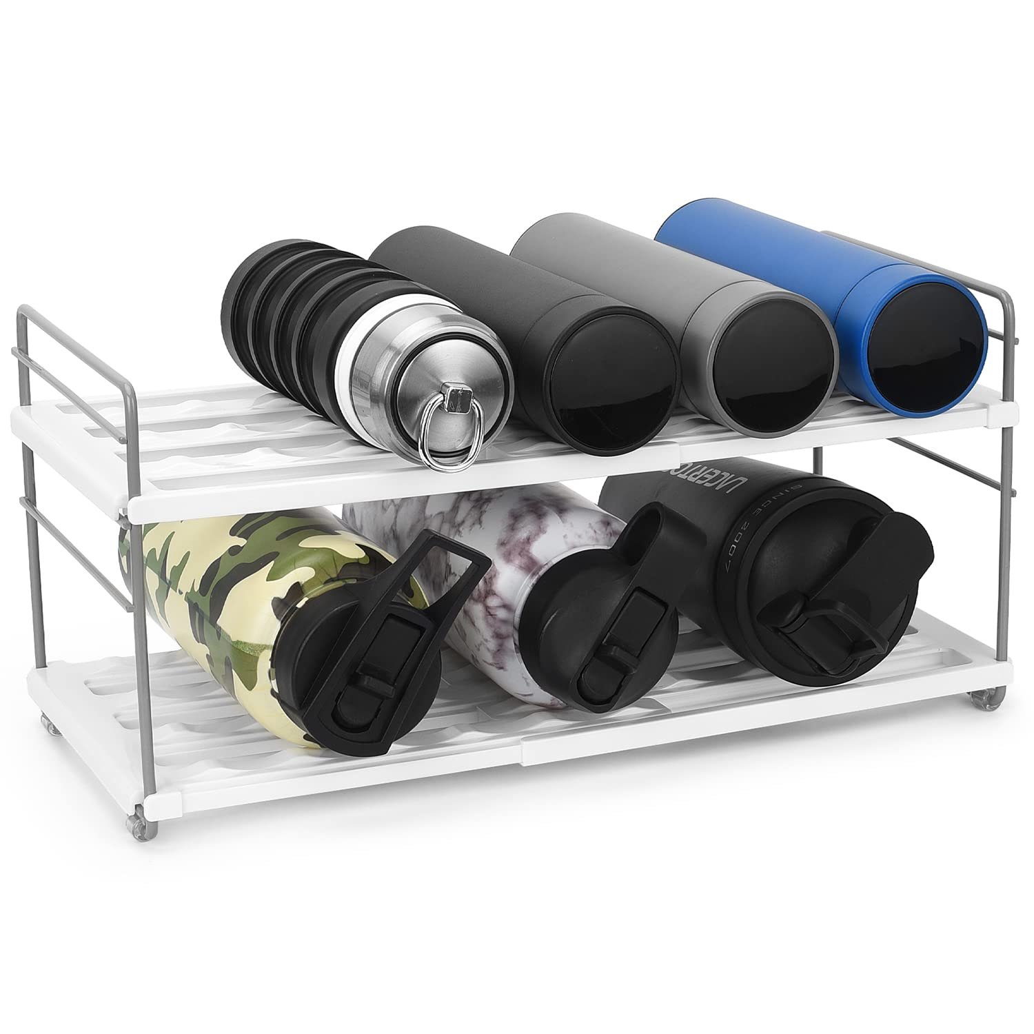 2 Tier Multi-Function Bottle Rack