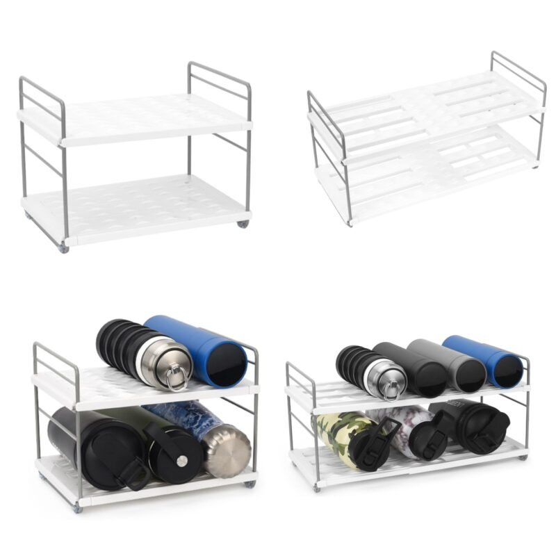2 Tier Multi-Function Bottle Rack