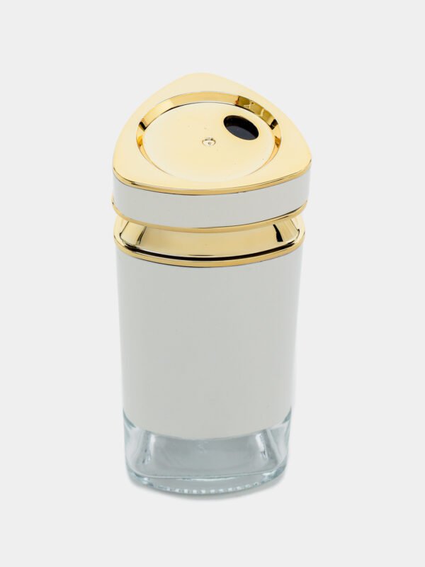 Glass & Stainless Steel Shaker Bottle – Spice & Seasoning Dispenser