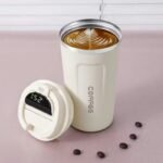 Stainless Steel Vacuum Flask – Digital Temperature Display