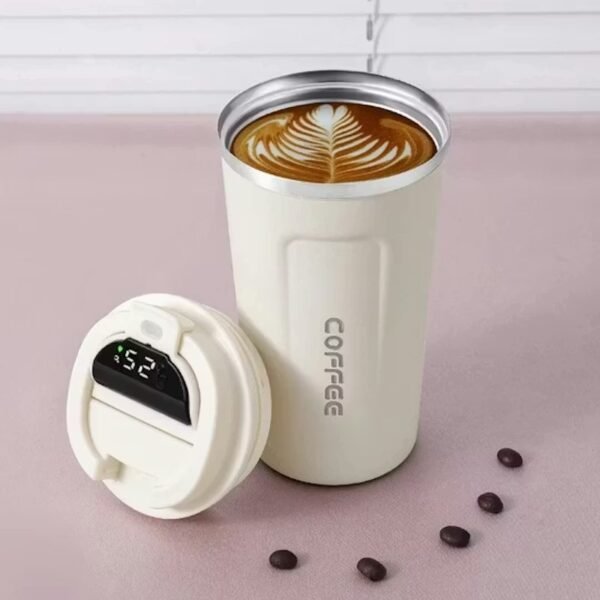 Stainless Steel Vacuum Flask – Digital Temperature Display