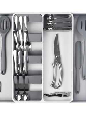 TK Expandable Cutlery Drawer Organizer Tray
