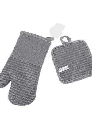 TK Heat Resistant Oven Mitts & Pot Holder Set